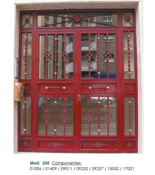 Balaustre Forjado Volutas Dobles Cuadrado de 14mm -16mm