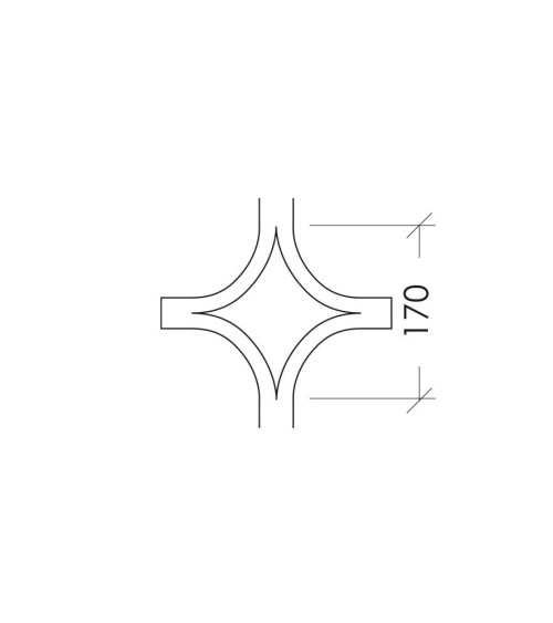 Balaustre Forjado Diamante Puntas Rectas Cuadrado 16 mm