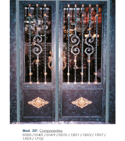 Balaustre Forjado Ese  Macollas Cuadrado 14-16 mm