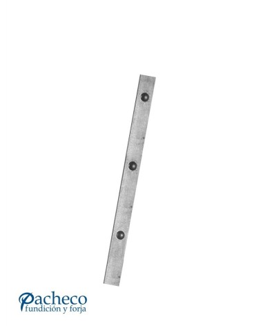 Pletina Lisa de Forja con Clavos 30 mm x 6 mm x 2000 mm