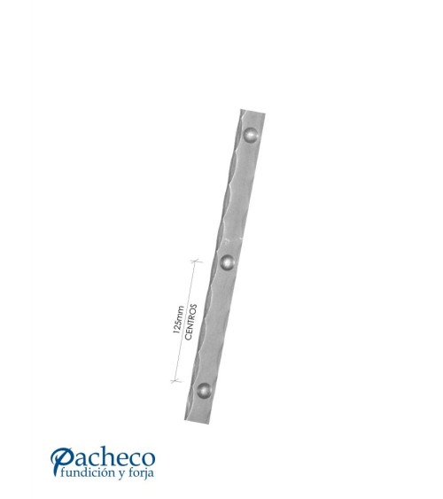 Pletina de Forja con Clavos de 30x6 mm