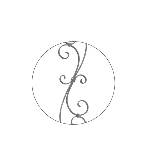 Balaustre Forjado Ese y Ces Forja Cuadrado 12 mm