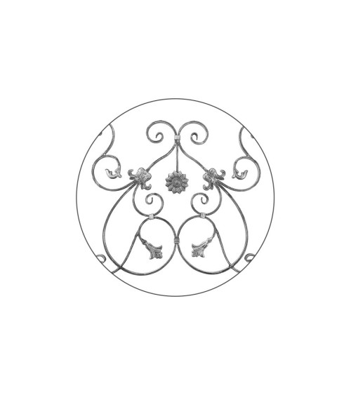 Balaustrada de Forja Eses de Forja y Adornos Pletina 16x8 mm