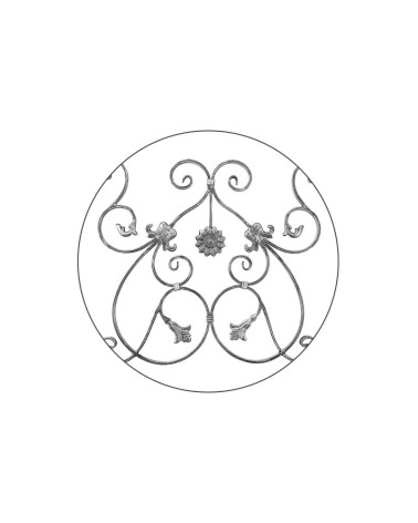 Balaustrada de Forja Eses de Forja y Adornos Pletina 16x8 mm