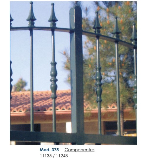 Macolla de Aluminio Fundido Cilindrica con Anillo Central para Redondo 20 mm