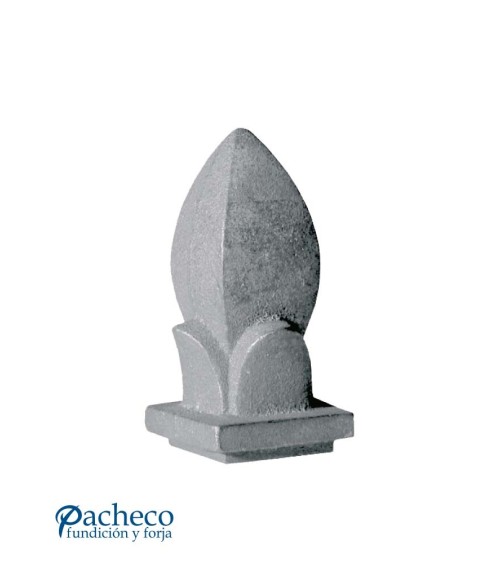 Lanza de Hierro Fundido Lanceolado para Cuadro 20 mm