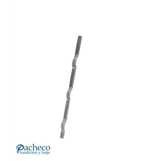 Pletina Quebrada de Forja de 20x4 mm