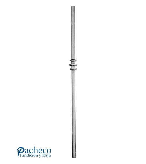 Arranques de Forja para Escalera Triple Anillo Redondo 30 mm