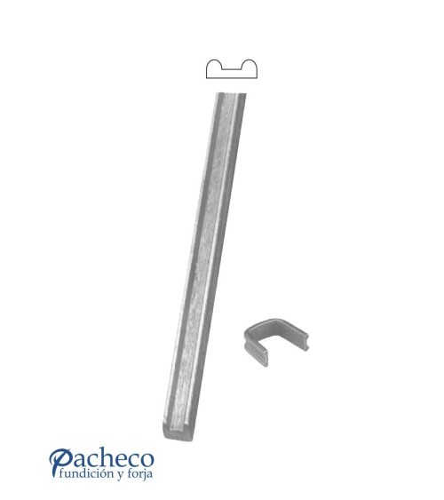 Pletina de Forja para Grapas y Lazos de 14x4 mm