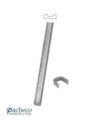 Pletina de Forja para Grapas y Lazos de 14x4 mm