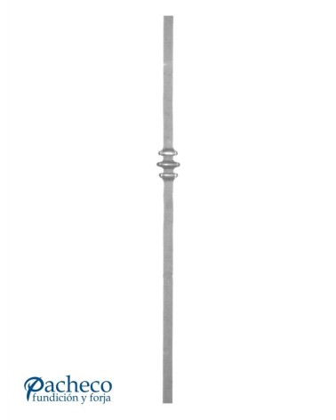 Arranques de Forja para Escalera Triple Anillo Cuadrado 30 mm