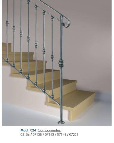 Pasamanos de Forja Liso Media Caña 30x8 - 40x10 - 50x10 mm