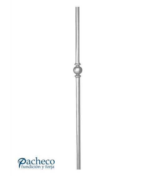 Arranques de Forja para Escalera Bola Central Lisa Redondo 25 mm