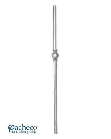 Arranques de Forja para Escalera Bola Central Lisa Redondo 25 mm