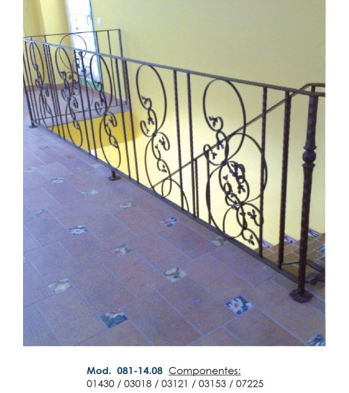 Pasamanos de Forja Liso Media Caña 30x8 - 40x10 - 50x10 mm