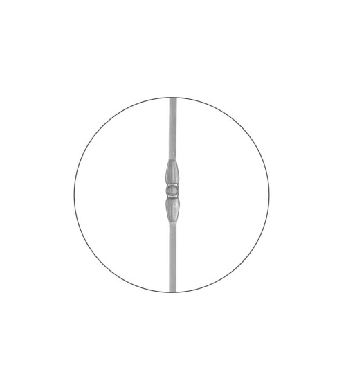 Arranques de Forja para Escalera Doble Lágrima Chafada Cuadrado 30 mm