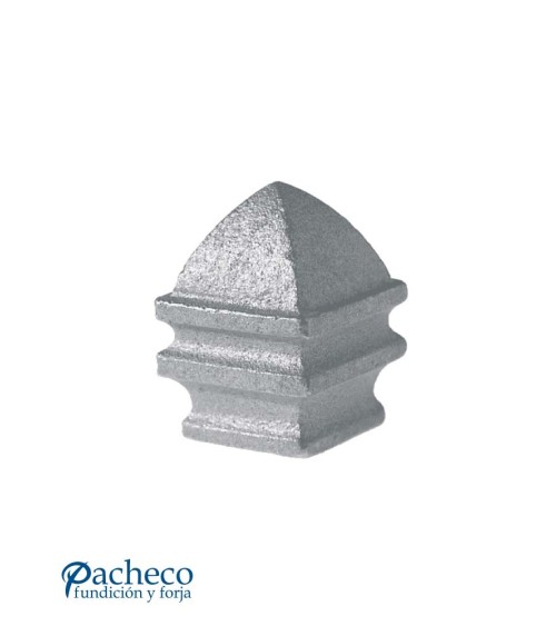 Remate Piramidal de Hierro Fundido para Cuadrado 16 mm