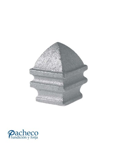 Remate Piramidal de Hierro Fundido para Cuadrado 16 mm