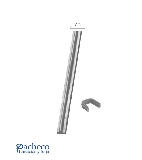 Pletina de Forja para Grapas y Lazos de 14x4 mm
