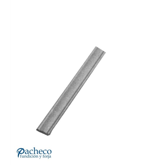 Pasamanos de Forja Plano Liso Media Caña 40x8 mm