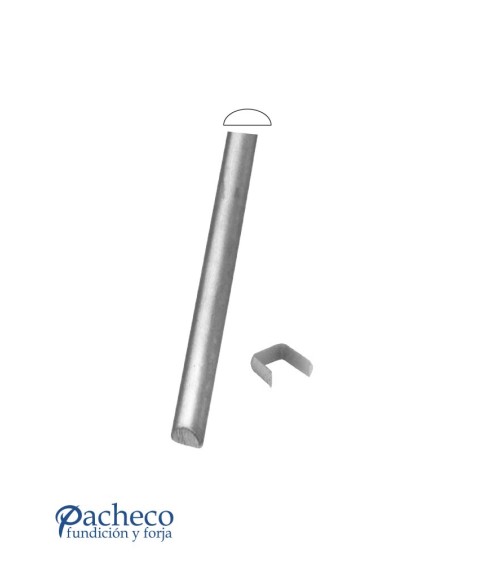 Pletina de Forja para Grapas y Lazos de 14x14 mm