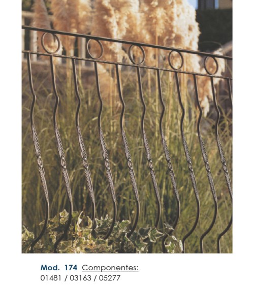 Pasamanos de Forja Plano Liso Media Caña 40x8 mm