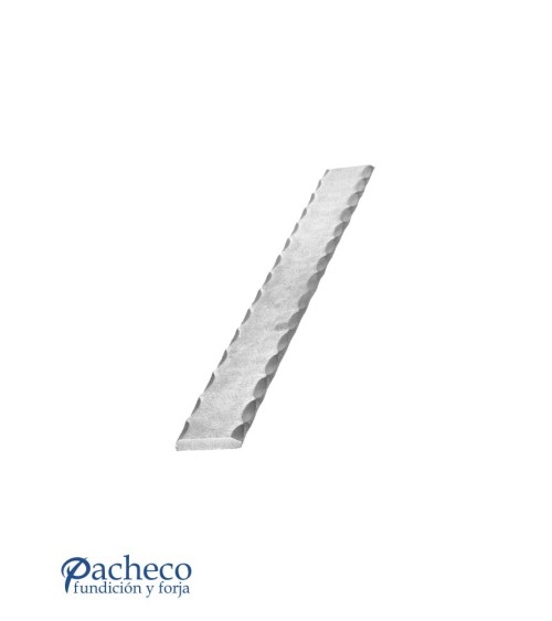 Pasamanos de Forja con Cantos Labrados Pletina 25x6 - 30x6 - 40x8 mm