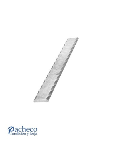 Pasamanos de Forja con Cantos Labrados Pletina 25x6 - 30x6 - 40x8 mm