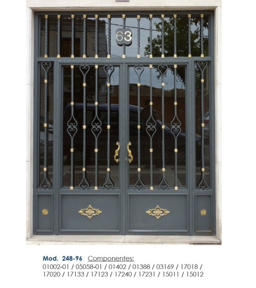 Pasamanos de Forja con Cantos Labrados Pletina 25x6 - 30x6 - 40x8 mm