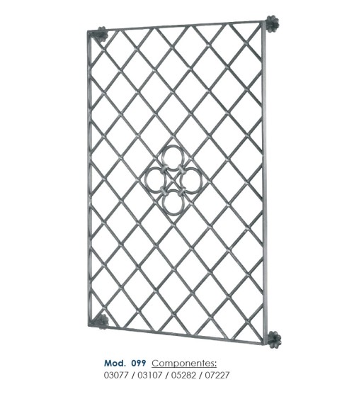 Pletina de Forja para Grapas y Lazos de 14x14 mm