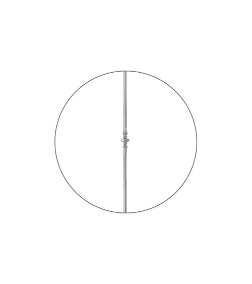 Balaustre Forjado Nudo Central Forja Redondo 14 mm