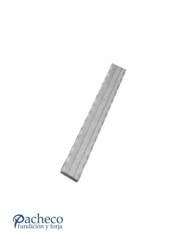Pasamanos de Forja Liso con Cantos Labrados Pletina 40x8 mm