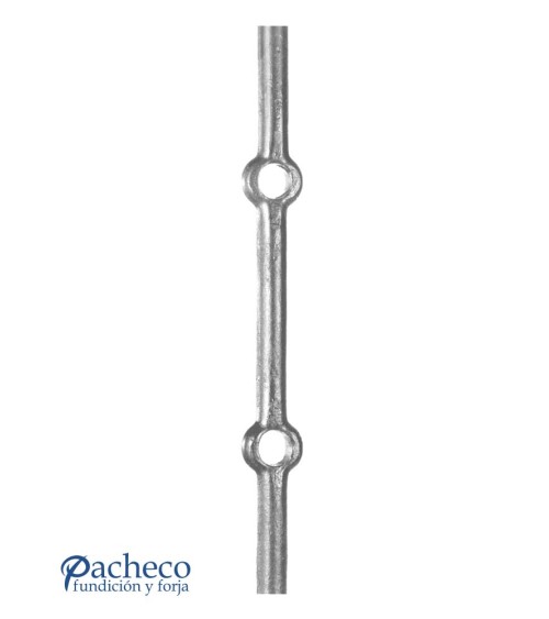 Barra Perforada Redonda de Forja Agujeros Redondos 14-16-20 mm