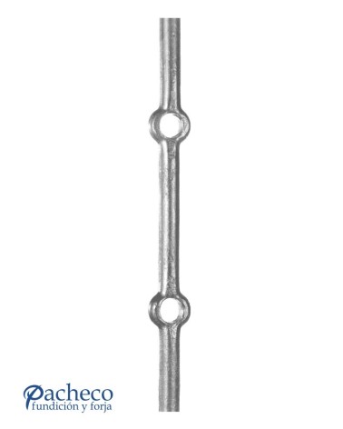 Barra Perforada Redonda de Forja Agujeros Redondos 14-16-20 mm