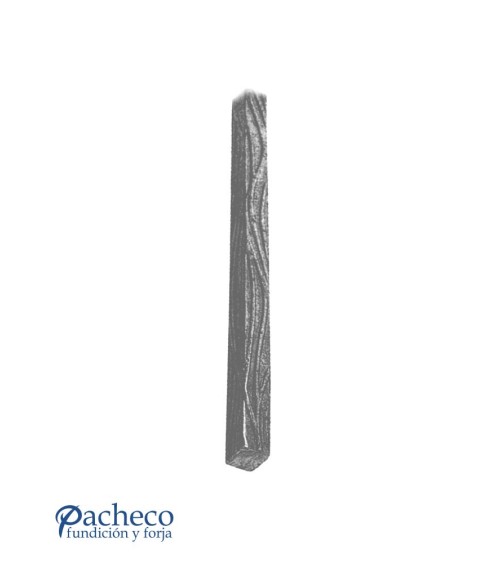Barra de Forja Labrada Cuadrado 16 mm