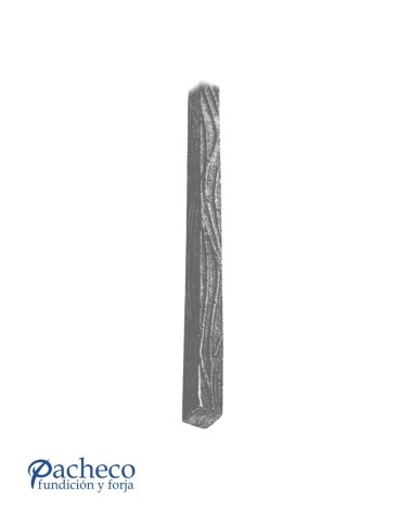 Barra de Forja Labrada Cuadrado 16 mm
