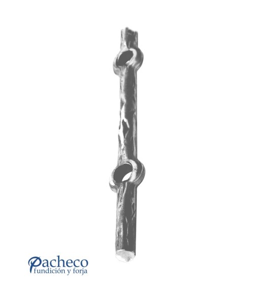 Barra Perforada de Forja Redondo de 16 mm - 13 Agujeros Redondo