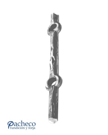 Barra Perforada de Forja Redondo de 16 mm - 13 Agujeros Redondo