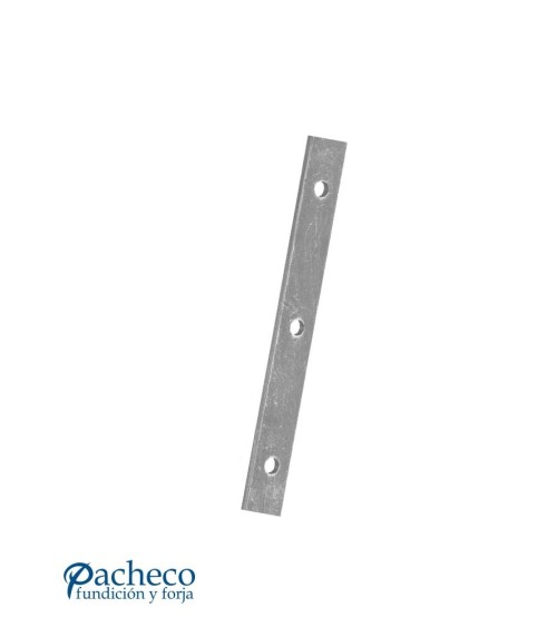 Pletina Troquelada de Forja de 40x8 mm - Agujeros Redondos de 14-16-20 mm