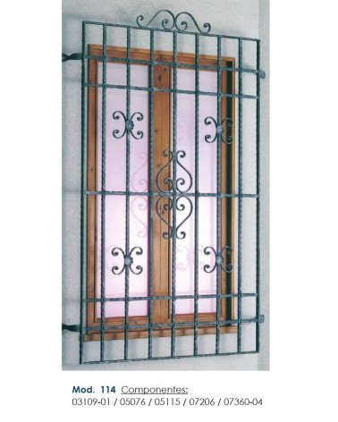 Pletina de Forja Perforada para Ensamblaje Cuadrado 14 mm