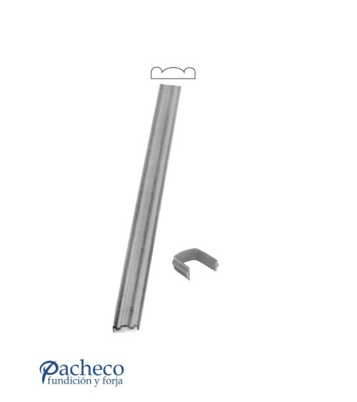 Pletina de Forja para Grapas y Lazos de 20x4 mm
