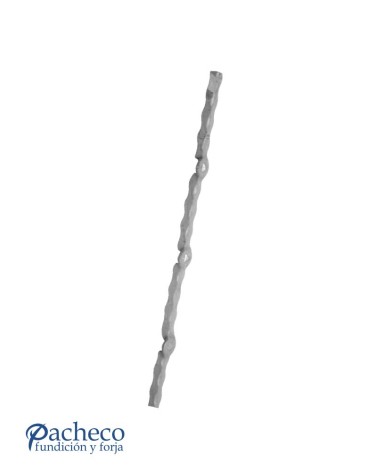 Pletina de Hierro Forjado Perforada para Ensamblaje Cuadrado 14 mm