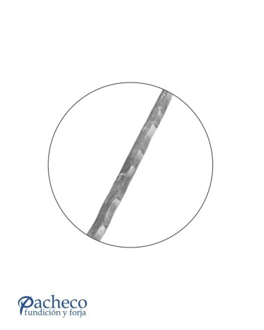 Barra Machada de Forja Cuadrado 12-14 mm