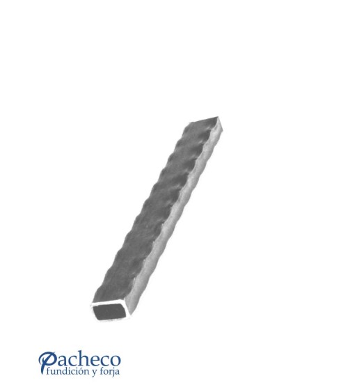 Pletina Labrada de Forja Hueco Interior Rectangular 3000mm
