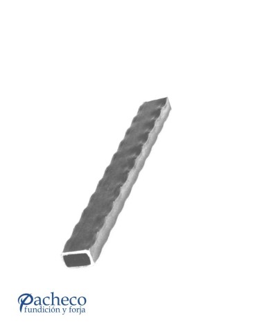 Pletina Labrada de Forja Hueco Interior Rectangular 3000mm