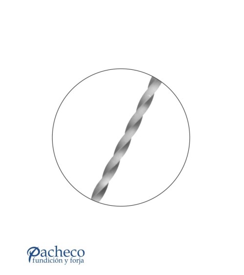 Barra Torsionada Cuadrado 12-14-16-20 mm