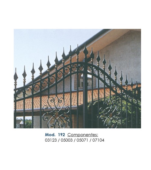 Panel de Forja con Anillos Cruzados y Relieve Por Dos Caras Cuadrado 12 mm