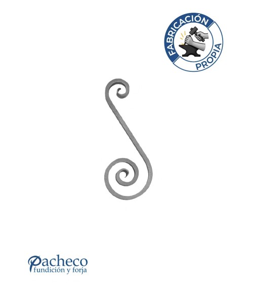 Ese de Forja Acabado Lengua Pletina 16x8 mm