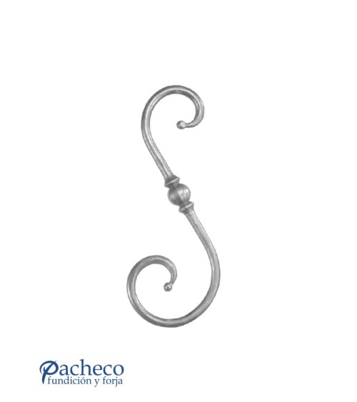 Ese Forjada Lisa con Bola Central Redondo 14 mm