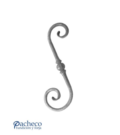 Ese Forjada con Cola de Pez Redondo 14 mm
